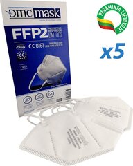 FFP2 Respiratoriai, 5 x 2 vnt kaina ir informacija | Galvos apsauga | pigu.lt