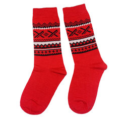 Носки женские шерстяные, красные цена и информация | Женские носки | pigu.lt