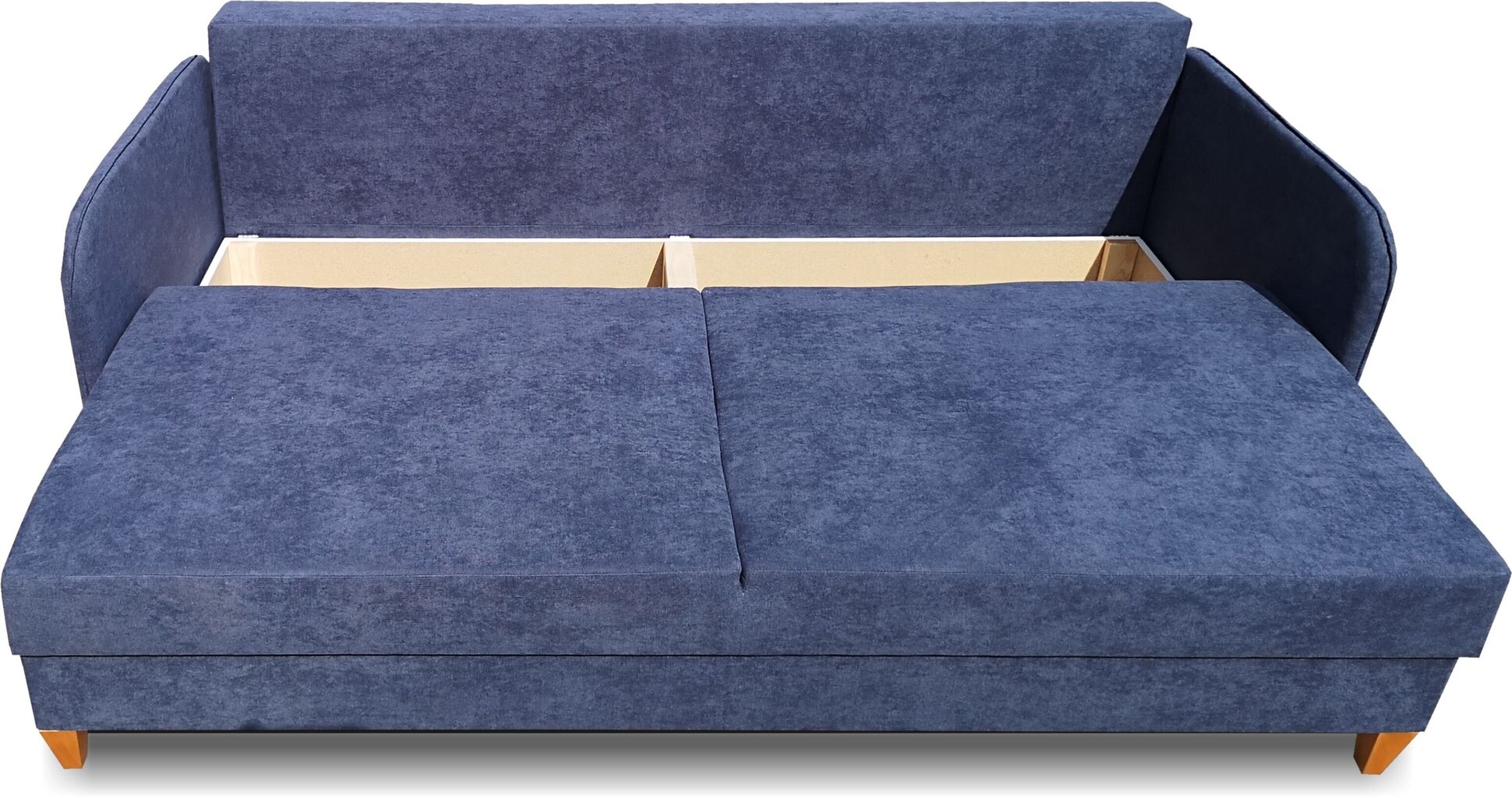 Sofa Harry 76, mėlyna kaina ir informacija | Sofos | pigu.lt
