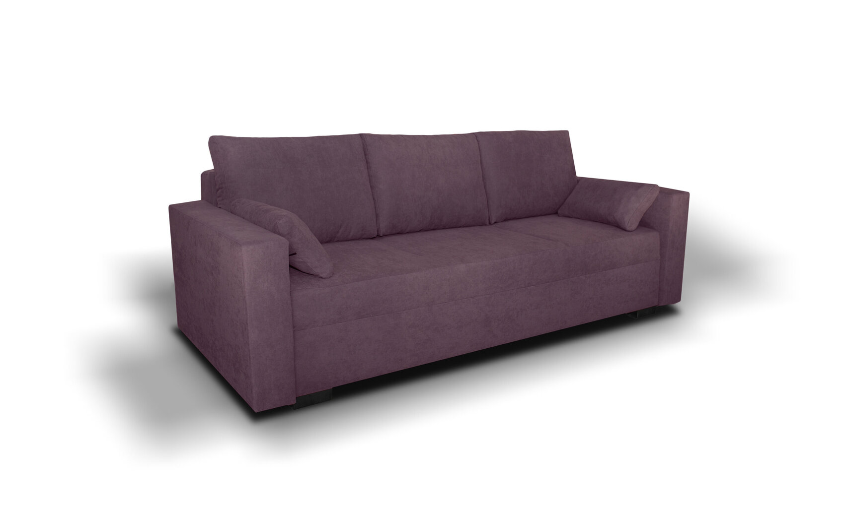 Sofa Amelia 65, tamsiai violetinė цена и информация | Sofos | pigu.lt