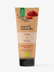Молочко для тела Aura Naturals Chia&Goji, 200 мл цена и информация | Кремы, лосьоны для тела | pigu.lt
