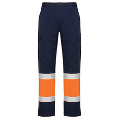 Светоотражающие брюки с множеством карманов, хорошо видны цена и информация | Рабочая одежда | pigu.lt