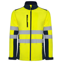 Мягкая куртка двухцветная, хорошо заметная куртка. цена и информация | Рабочая одежда | pigu.lt