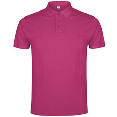 Polo marškinėliai trumpomis rankovėmis, rožiniai kaina ir informacija | Vyriški marškinėliai | pigu.lt