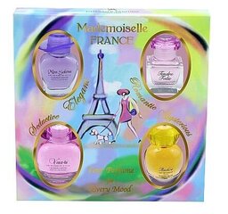 Набор Charrier Parfums "Mademoiselle France" для женщин: Ambre EDP, 9,5 мл + Miss Solena EDP, 11 мл + Tendre Folie EDP, 10,1 мл + Veux tu EDP, 13,5 мл цена и информация | Женские духи | pigu.lt