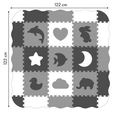 Коврик-головоломка со стенками Ecotoys 122 х 122 см, 25 д. цена и информация | Развивающие коврики | pigu.lt