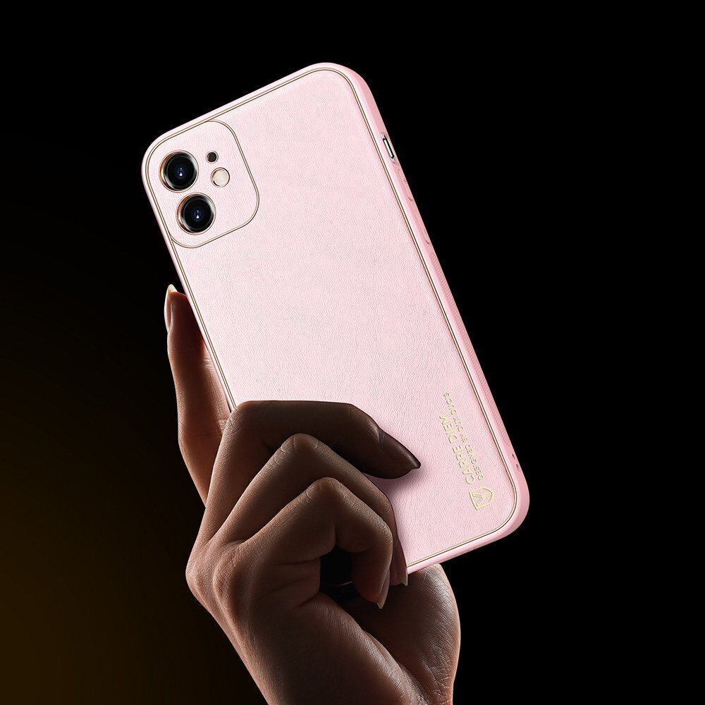 Dux Ducis Yolo case, skirtas iPhone 12, rožinis kaina ir informacija | Telefono dėklai | pigu.lt
