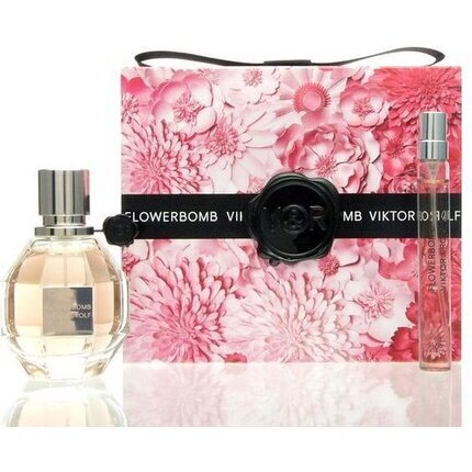 Rinkinys Viktor & Rolf Flowerbomb moterims: kvapusis vanduo EDP, 50 ml + 10 ml kaina ir informacija | Kvepalai moterims | pigu.lt