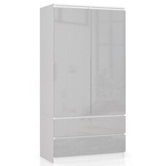 Шкаф NORE S90, белый/светло-серый цена и информация | Шкафы | pigu.lt