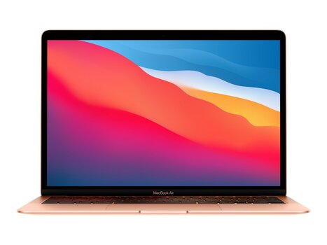 Apple MacBook Air 13" M1 8C CPU, 7C 8/256GB Gold RUS MGND3RU/A kaina ir informacija | Nešiojami kompiuteriai | pigu.lt