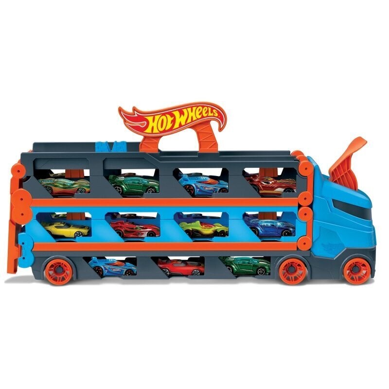 Transformuojamas transporteris-lenktynių trasa Hot Wheels kaina ir informacija | Žaislai berniukams | pigu.lt