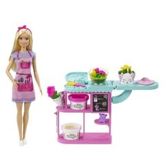 Игровой набор Barbie "Цветочный магазин" с куклой цена и информация | Игрушки для девочек | pigu.lt