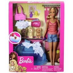 Lėlė Barbie rinkinys „Šunelių maudynės“ kaina ir informacija | Žaislai mergaitėms | pigu.lt