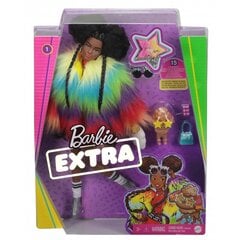 Lėlė Barbie Extra su margaspalviai kailinukais kaina ir informacija | Žaislai mergaitėms | pigu.lt
