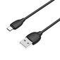 Kabelis Borofone Benefit USB - microUSB, 1m kaina ir informacija | Laidai telefonams | pigu.lt