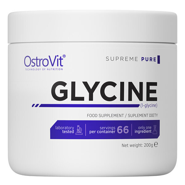Glicinas Ostrovit Supreme Pure Glycine, 200 g kaina ir informacija | Aminorūgštys | pigu.lt