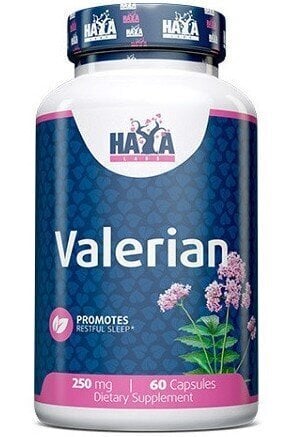 Maisto papildas Haya Labs Valerian (valerijonas) 60 kaps. kaina ir informacija | Vitaminai, maisto papildai, preparatai gerai savijautai | pigu.lt