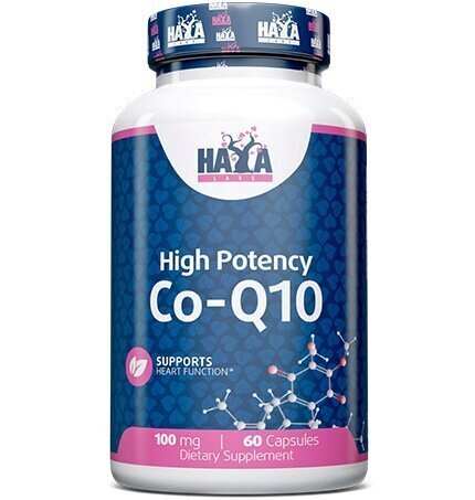 Haya Labs Didelio jautrumo Co-Q10 100 mg 60 kapsulių kaina ir informacija | Vitaminai, maisto papildai, preparatai gerai savijautai | pigu.lt