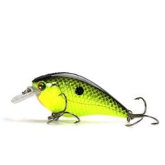 Воблер Banshee Crankbait 60mm 12g VC03 Chartreuse Black Shad, плавучий цена и информация | Воблеры, приманки, блесны | pigu.lt