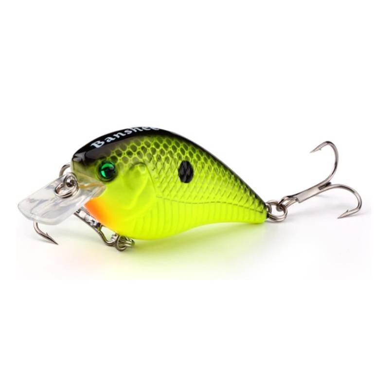 Vobleris Banshee Crankbait 60mm 12g VC03 Chartreuse Black Shad, Plūdrus kaina ir informacija | Vobleriai, masalai, blizgės | pigu.lt