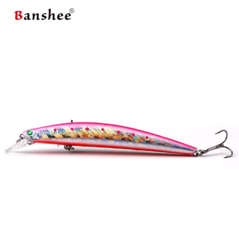 Vobleris Banshee Minnov 115mm 10g VM01 Rosy Stitch, Plūdrus цена и информация | Vobleriai, masalai, blizgės | pigu.lt