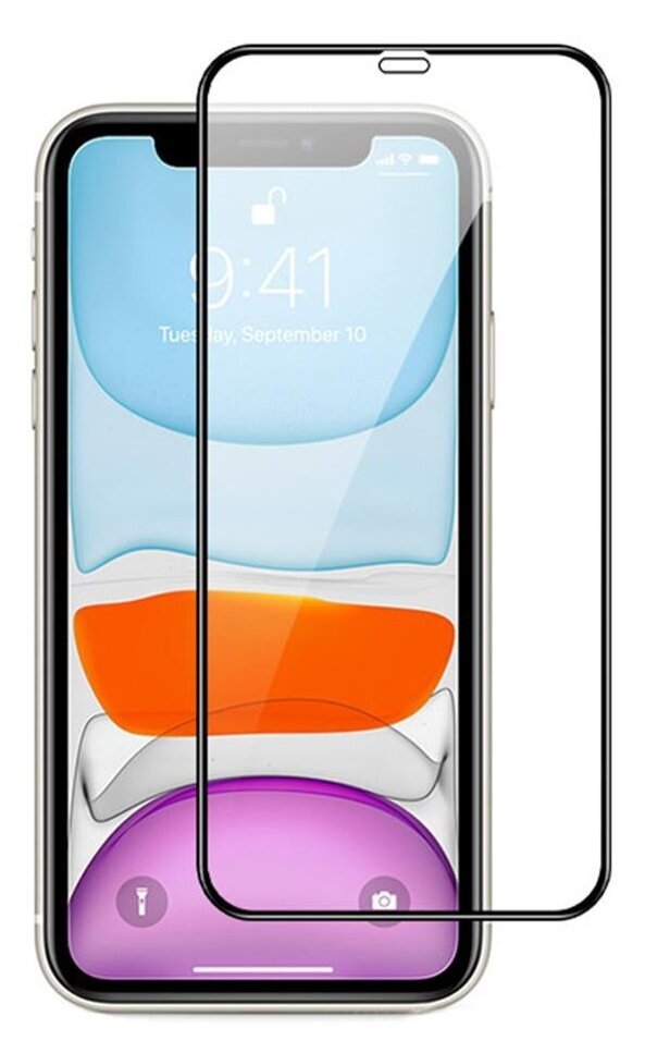 Apsauginis stiklas 5D Full Glue skirtas iPhone 12 Pro Max kaina ir informacija | Apsauginės plėvelės telefonams | pigu.lt