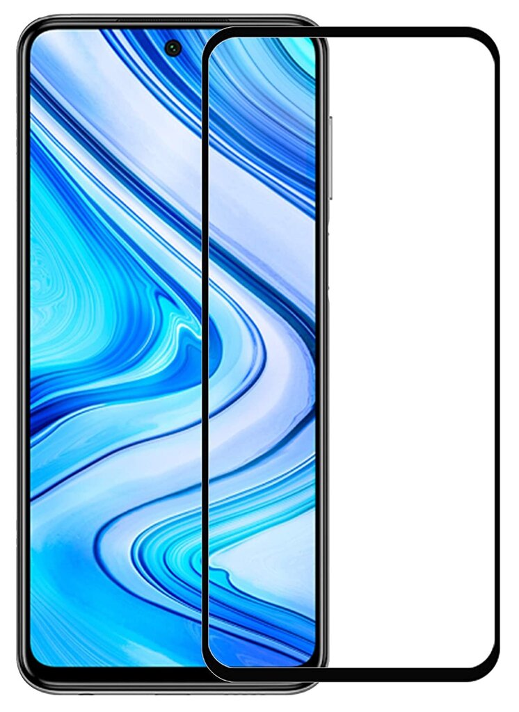 Apsauginis stiklas 5D Full Glue Xiaomi Redmi Note 9S / 9 Pro / 9 Pro Max kaina ir informacija | Apsauginės plėvelės telefonams | pigu.lt