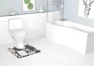 Коврик для Туалета Benedomo 50x60 см цена и информация | Набор акскссуаров для ванной | pigu.lt