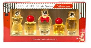 Женский парфюмерный набор Charrier Parfums "Collection Luxe": Air de France EDP, 8,5 мл + Croyance Or EDP, 12 мл + Madisha EDP, 9,4 мл + Ambre EDP, 10,5 мл + Madame Charrier EDP, 9,3 мл цена и информация | Женские духи | pigu.lt