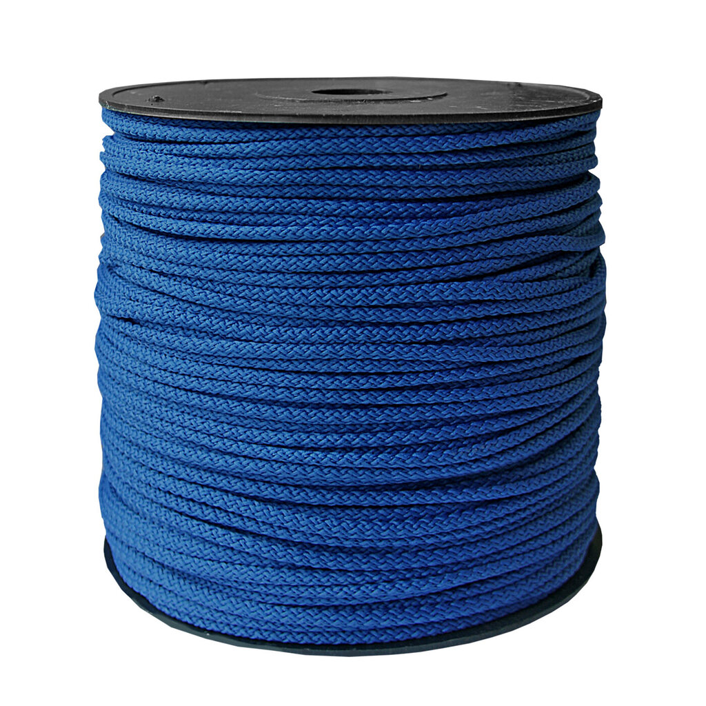 Virvė nėrimui 5.5 mm. spalva mėlyna(Nr. 25) 200 m. kaina ir informacija | Nėrimo priemonės | pigu.lt