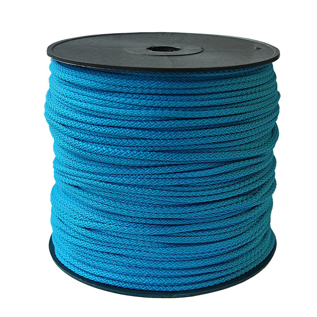 Virvė nėrimui 5.5 mm. spalva ryškiai mėlyna(Nr. 34) 200 m. kaina ir informacija | Nėrimo priemonės | pigu.lt