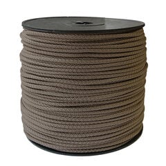 Веревка для вязания 5.5 мм. цвет капучино(Нр. 38) 200 м. цена и информация | Принадлежности для вязания крючком | pigu.lt