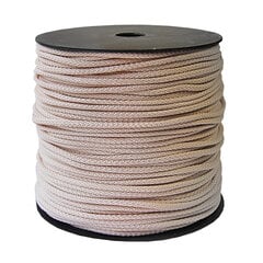Веревка для вязания 5.5 мм. цвет бледно розовый(Нр. 103) 200 м. цена и информация | Принадлежности для вязания крючком | pigu.lt