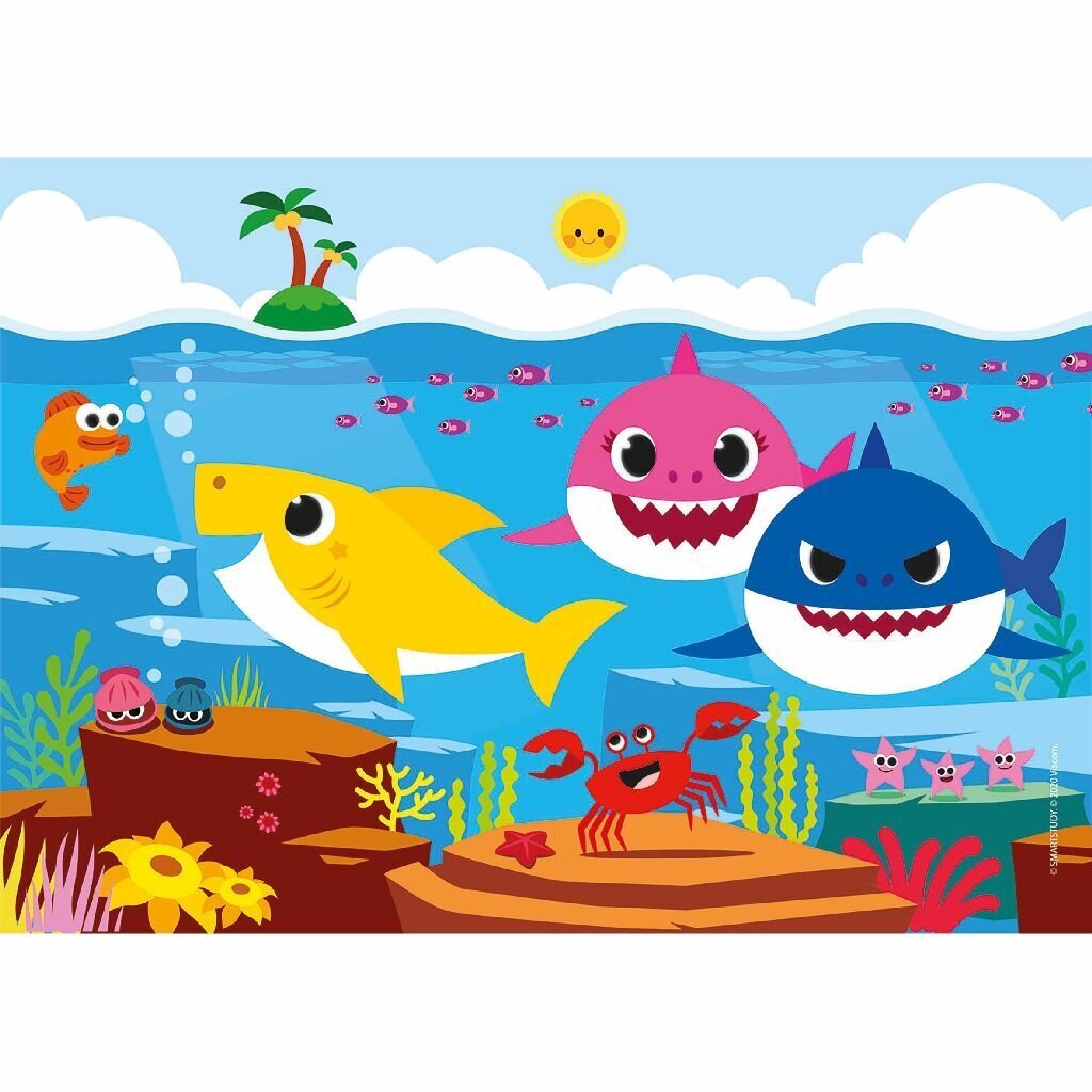 Dėlionė Clementoni Baby Shark, 2 x 20 d. kaina ir informacija | Dėlionės (puzzle) | pigu.lt