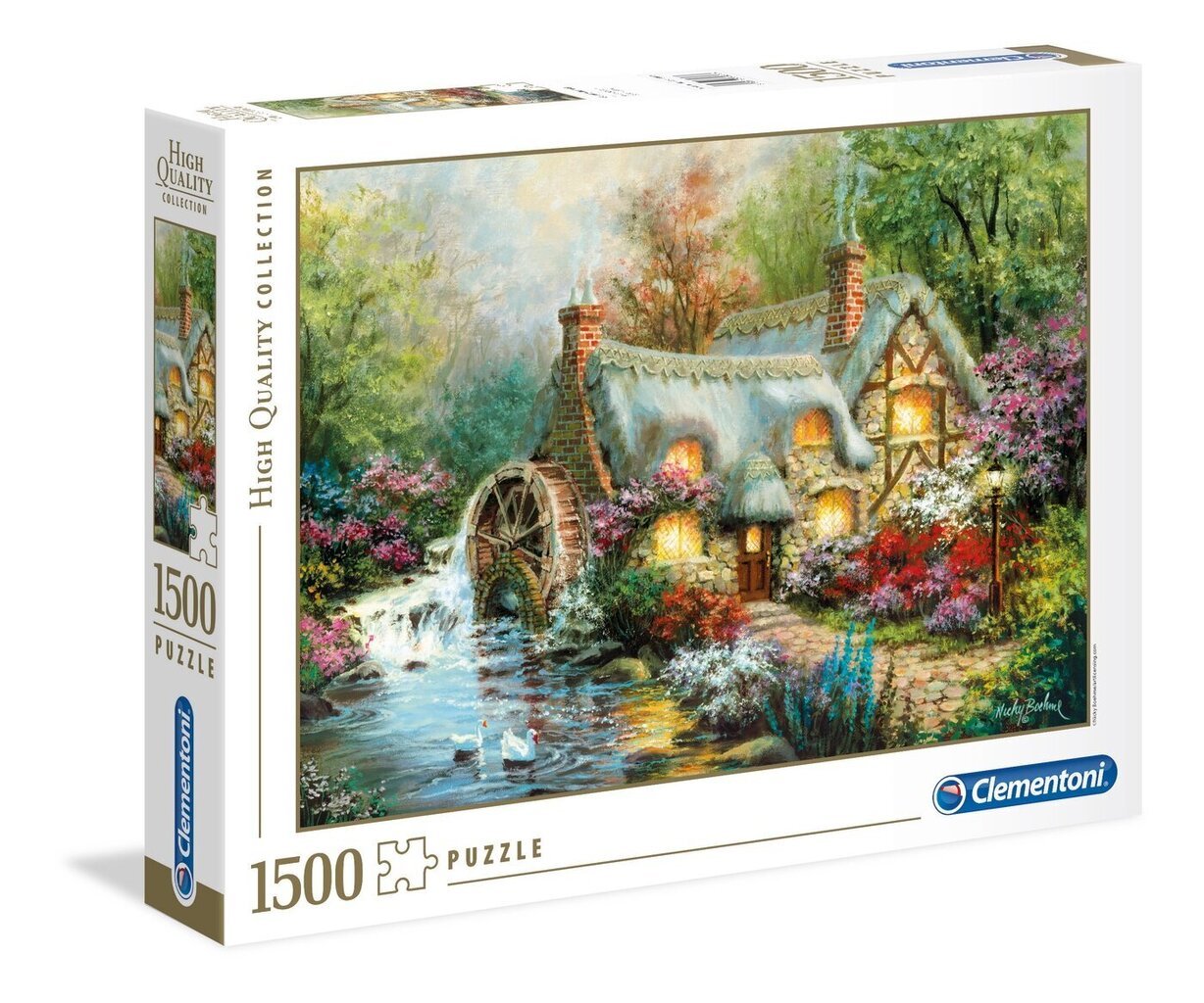 Dėlionė Clementoni 31668 High Quality Kaimas, 1500 d. kaina ir informacija | Dėlionės (puzzle) | pigu.lt