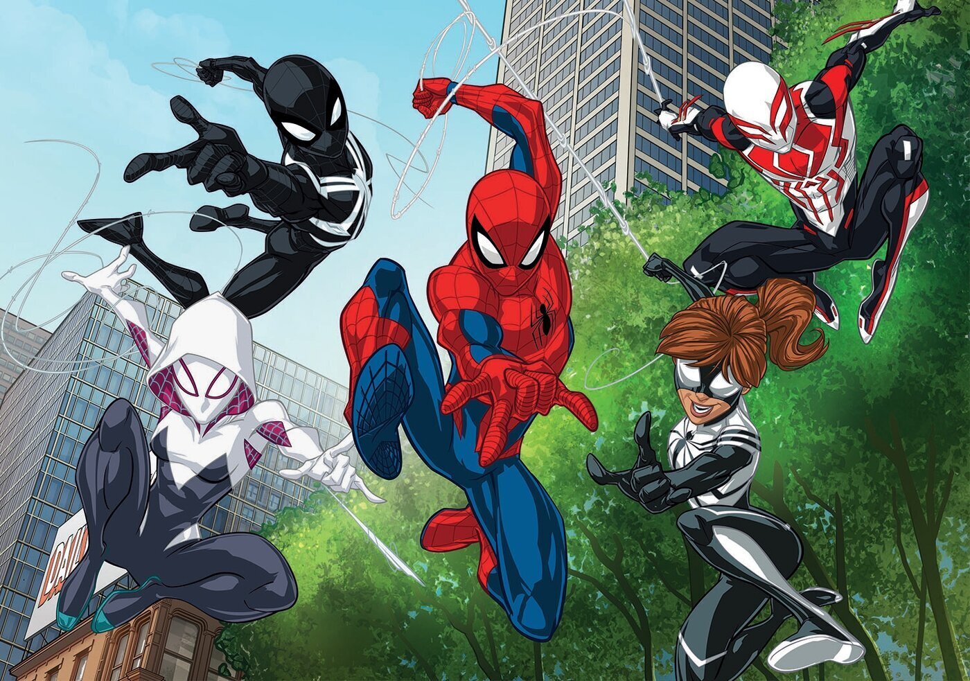 Dėlionė Clementoni Play For Future Marvel Spiderman (Žmogus voras),104 d. kaina ir informacija | Dėlionės (puzzle) | pigu.lt