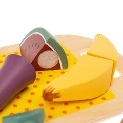Žaislinė medinė pjaustymo lentelė su vaisiais ir daržovėmis Smiki Zookabee kaina ir informacija | Smiki Žaislai vaikams | pigu.lt