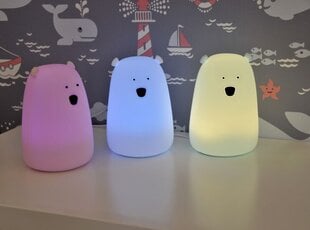 Ночник Медведь LED синий цена и информация | Детские светильники | pigu.lt