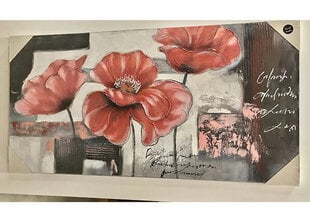 Картина ручной работы Floral Brown цена и информация | Репродукции, картины | pigu.lt