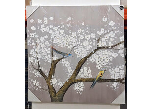 Картина ручной работы Bird on the Tree цена и информация | Репродукции, картины | pigu.lt