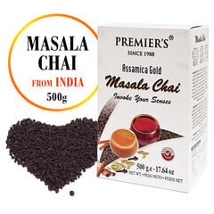 MASALA CHAI Black tea - Indiška tradicinė juodoji birių lapų arbata, Premiers, 500g kaina ir informacija | Arbata | pigu.lt