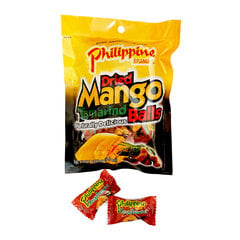 Džiovintų mangų ir tamarindo rutuliukai, Dried Mango Tamarind Balls, Philippine brand, 100g kaina ir informacija | Riešutai, sėklos, džiovinti vaisiai | pigu.lt