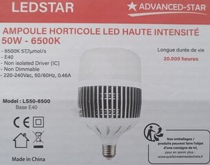 Лампа для растений LED (рост) 42w 95cm 6500K цена и информация | Проращиватели, лампы для растений | pigu.lt