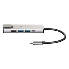 D-Link USB C - Концентратор HDMI цена и информация | Адаптеры, USB-разветвители | pigu.lt