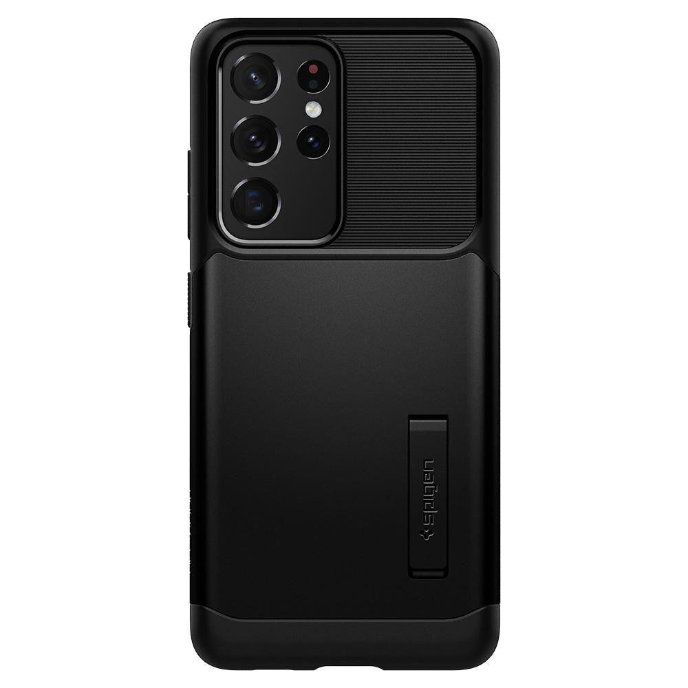 Spigen SPN1465BLK Slim Armor Samsung Galaxy S21 5G kaina ir informacija | Telefono dėklai | pigu.lt