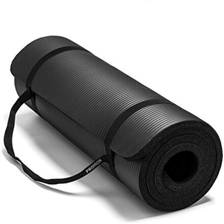 Gimnastikos kilimėlis Proiron PRO-DZ02-8, 180 x 61 x 1.5 cm, juodas цена и информация | Kilimėliai sportui | pigu.lt