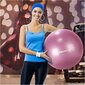 Gimnastikos kamuolys su pompa Proiron PRO-YJ01-3 75 cm, rožinis kaina ir informacija | Gimnastikos kamuoliai | pigu.lt