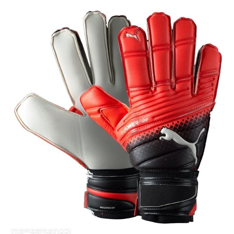 Puma goalkeeper gloves Puma evoPOWER Grip 2.3 RC 04122220 цена и информация | Vartininko pirštinės | pigu.lt