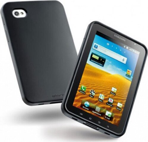 Korinis „Samsung Galaxy Tab 7“ silikoninis dėklas, juodas EOL kaina ir informacija | Planšečių, el. skaityklių dėklai | pigu.lt