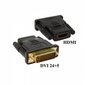 RoGer Universal Adapter HDMI > DVI Black цена и информация | Adapteriai, USB šakotuvai | pigu.lt